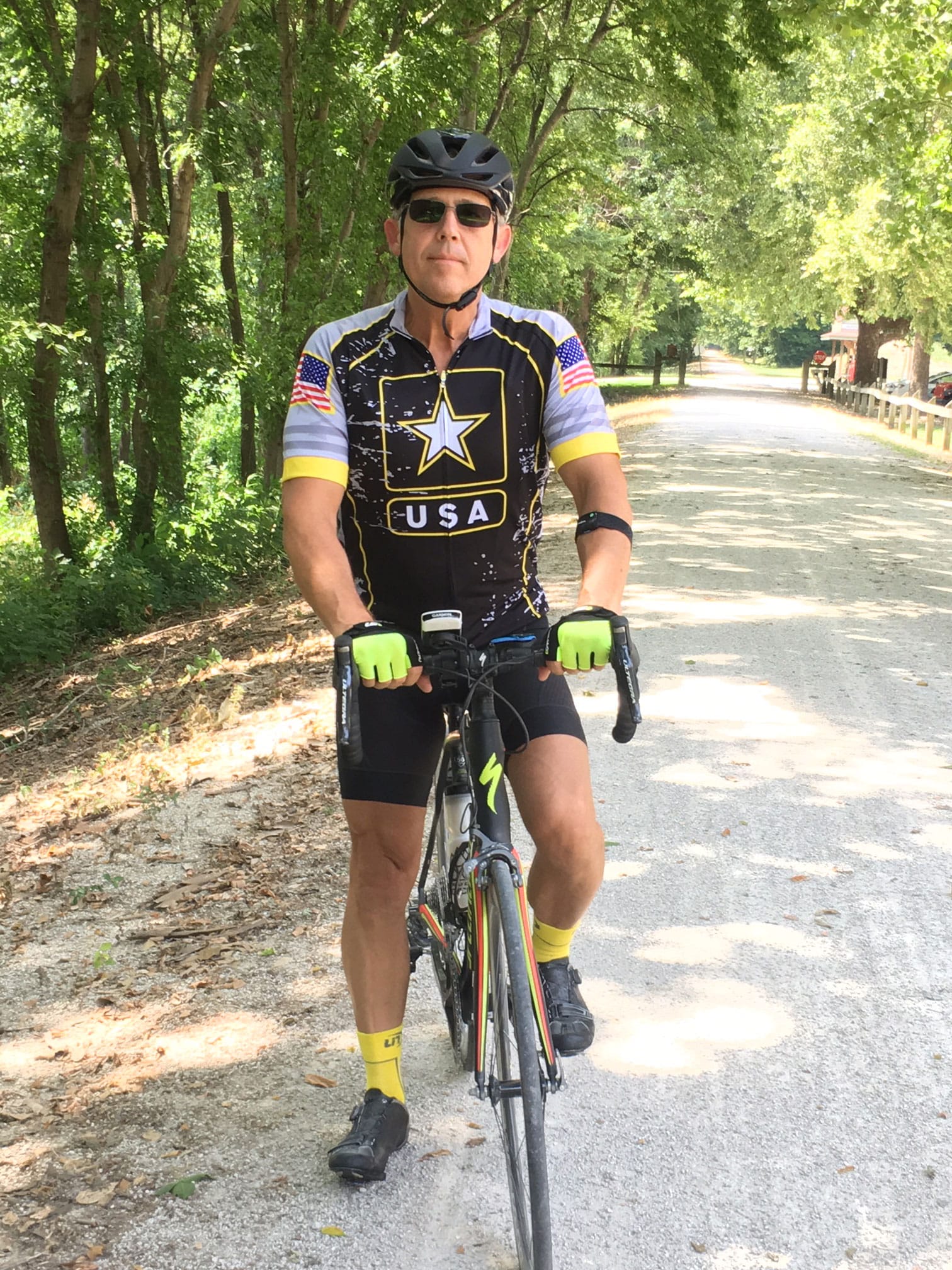 Eric Downing Cycling for a cause